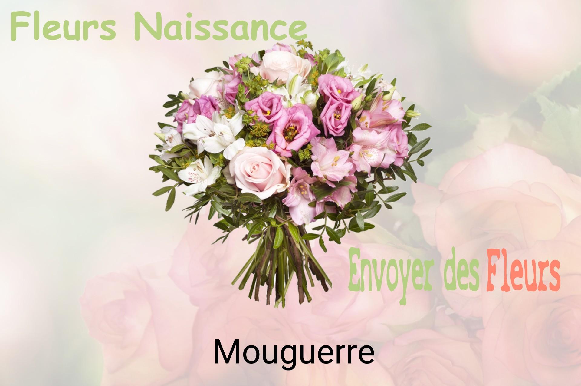 Bouquet de fleurs de naissance livré à Mouguerre